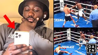 Terence Crawford REACTS On Jaron Ennis VS David Avanesyan FULL FIGHT [upl. by Nnayllas]