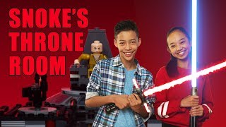 LEGO Star Wars Snokes Throne Room  The Build Zone [upl. by Can266]