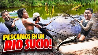 🔥PESCANDO EN RIO SUCIO SALE MAL CON EL CREW🔥 [upl. by Nibuz995]