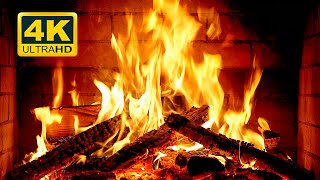 🔥 Cozy Fireplace 4K 12 HOURS Fireplace with Crackling Fire Sounds Crackling Fireplace 4K [upl. by Atina612]