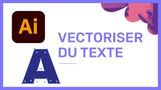 Illustrator  vectoriser du texte [upl. by Shevlo621]