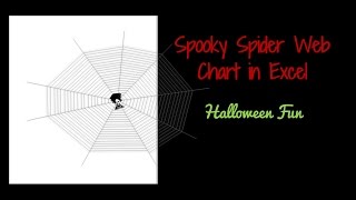 Spooky spider web chart in Excel  Halloween Fun [upl. by Ilatfan27]