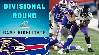 Ravens vs Bills Divisional Round Highlights  NFL 2020 Playoffs [upl. by Anayi]