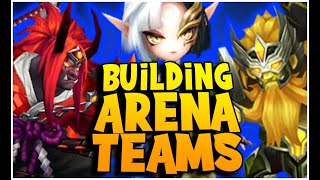 Building Starter Arena Offenses Summoners War [upl. by Halli]