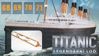 TITANIC  stavba modelu 1200 od Hachette číslo 68 69 70 a 71  základ promenádní paluby [upl. by Tala379]