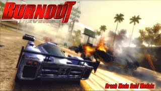 Burnout Revenge  Winning Gold Medals In Crash Mode Xbox 360 Gameplay [upl. by Mages]