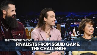 Finalists from Squid Game The Challenge Dish on Competing in the Show  The Tonight Show [upl. by Haimerej]