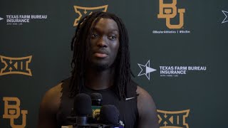 Presser Gabe Hall and Kelsey Johnson Preview No 3 Texas  Baylor Football [upl. by Wynny]