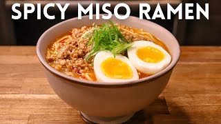 Creamy Spicy Miso Ramen in 15 Minutes [upl. by Neneek]