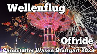 ⁴ᴷ Cannstatter Wellenflug  Baumgartner  Offride  Cannstatter Wasen Stuttgart 2023 [upl. by Brott]