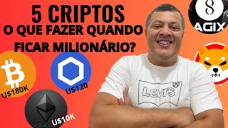 5 CRIPTOS PARA VENDER EM 2024 O QUE VOU FAZER QUANDO FICAR MILIONÃRIO NA TEMPORADA DE ALTA [upl. by Suillenroc]