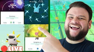 🔴 Hunting Shiny Jangmoo Kartana amp Larvesta [upl. by Roshan]