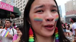 Vlog 1309  Going to the New York Pridefest  New York day 4 [upl. by Asilej]