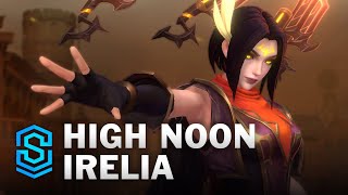 High Noon Irelia Wild Rift Skin Spotlight [upl. by Asirac]