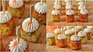 minis cakes salés  مملحات راقية للمناسبات [upl. by Wildermuth]