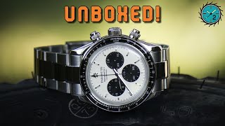 Farasute 4130 Automatic Chronograph Unboxing [upl. by Prud718]