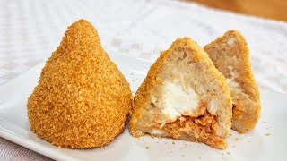 Coxinha SEM FRITURA SEM FARINHA e RECHEIO INCRÍVEL Fácil Rápida Barata Deliciosa e Saudável [upl. by Mar]