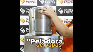 🚨MAQUINA PELADORA DE PAPAS INDUSTRIAL PELAPAPAS COMERCIAL PELADOR DE PATATAS🚨 [upl. by Jacobba46]