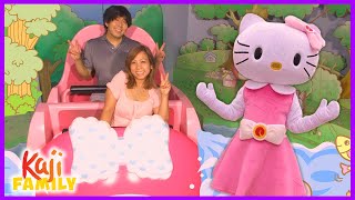 Hello Kitty Theme Park  Tokyo Japan  15 Things to do at Sanrio Puroland [upl. by Aicercal]