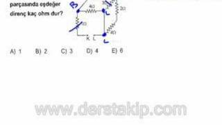 Elektrik akım konu anlatımı harflendirme metodu [upl. by Sparkie]