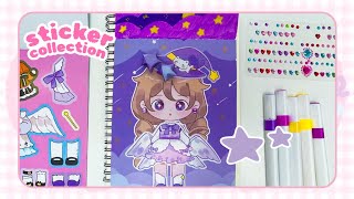 ASMR Play 🎀 Cute princess sticker game 🍭 Trò chơi hình dán công chúa dễ thương 🌷  Ep08 [upl. by Nwahsad]