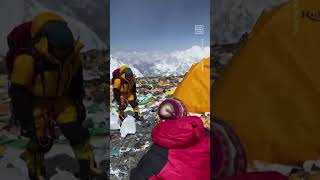 Everest Guide Reveals How Much Garbage Is Left on the Mountain [upl. by Marshall]