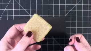 Card Making and Paper Crafting How To  Removing Adhesive [upl. by Beeson]