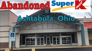 Abandoned Super KMART in Ashtabula Ohio at the Ashtabula Towne Square Mall [upl. by Peirsen255]