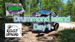 Drummond Island trip with ROOT Offroad day 1 Things arent brokenYET [upl. by Enimzzaj]