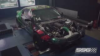 Is 1000hp in Drift Nissan S15 3UZ Twin Turbo to much for MAHA dyno [upl. by Sells]