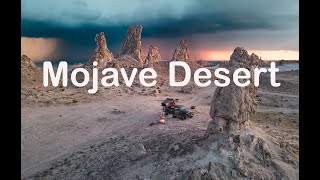 Relaxing overlanding trip with my Jeep Gladiator into Mojave Desert  Trona Pinnacles and dry lake [upl. by Nemaj917]