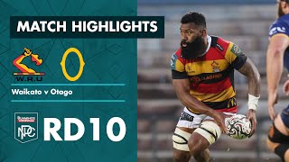 RD 10 HIGHLIGHTS  Waikato v Otago Bunnings NPC 2021 [upl. by Enoval144]