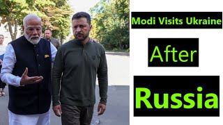 Modi visits Kyiv after Moscow [upl. by Eulau]