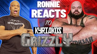 Ronnie Coleman REACTS to Kyriakos Grizzlys CRAZY A Lifts [upl. by Rheims]