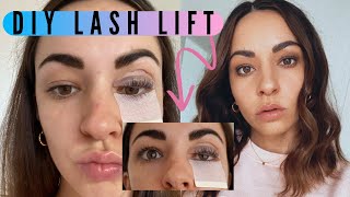 AMAZON DIY LASH LIFT AT HOME LASH PERM [upl. by Gnel]