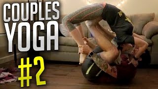 SEXY YOGA POSES  Couples Yoga Challenge 2 [upl. by Hearn192]