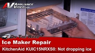 KitchenAid Ice Maker Repair  Not Dropping Ice  Grid Cutter [upl. by Irita]