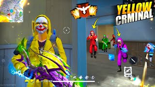 FREEFIRE🔥Yellow Criminal NXT Level Solo vs Squad 🤯 23 Kills Garena free fire  PK GAMERS freefire [upl. by Hali]