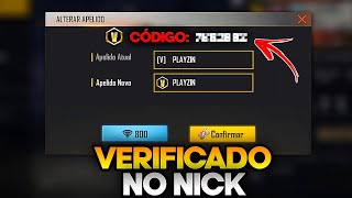 COMO COLOCAR O VERIFICADO NA SUA CONTA DO FREE FIRE AGORA [upl. by Garland]