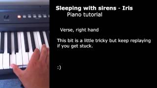 TUTORIAL Sleeping with sirens  Iris Goo goo dolls [upl. by Veriee]