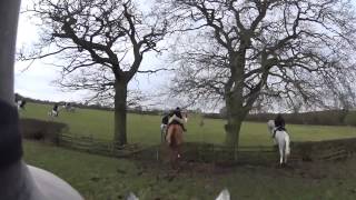 Alice visits the Cottesmore Hunt at Furze Hill House 27th January 2015 [upl. by Fritzsche]