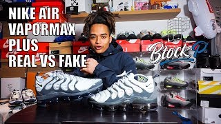 Nike Air Vapormax Plus Real Vs Fake How to Spot Fake Vapormax Plus [upl. by Tertias]