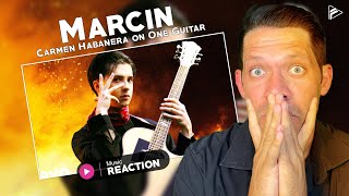 Marcin  Carmen Habanera on One Guitar Reaction [upl. by Harriette]