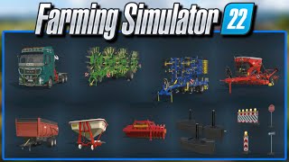 MAN Forest Semi 19 Meter Windrower amp More  Farming Simulator 22 [upl. by Maillliw]