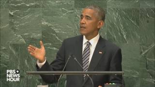 Watch President Obama deliver his final speech at United Nations [upl. by Eciened]