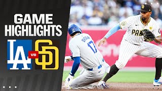 Dodgers vs Padres Game Highlights 73024  MLB Highlights [upl. by Yatnuhs]