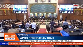 WAKIL KETUA DPRD RIAU HARDIANTO GESA APBD PERUBAHAN [upl. by Teage129]