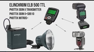 Elinchrom ELB 500 TTL with Phottix Odin II [upl. by See]