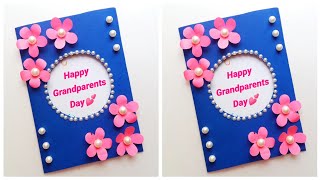 Easy Grand parents day card • grandparent day greeting card 2021 • grand parents day card at home di [upl. by Atiana]