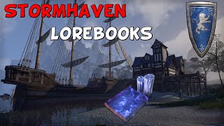 ESO  Stormhaven Lorebooks [upl. by Nykal]